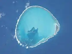 NASA astronaut image of Kure Atoll (February&nbsp;22, 2004)