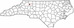 Location of Arlington, North Carolina