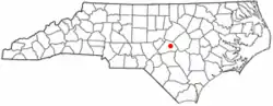 Location of Buies Creek, North Carolina