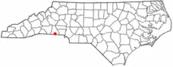 Location of Earl, North Carolina