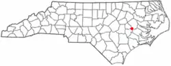 Location of Grifton, North Carolina