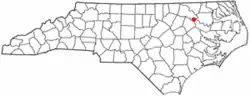 Location of Hobgood, North Carolina