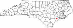 Location within North Carolina