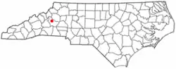 Location of Joara
