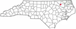 Location of Kelford, North Carolina