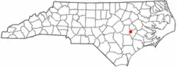 Location of La Grange, North Carolina