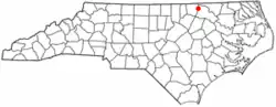 Location of Littleton, North Carolina