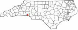 Location of South Gastonia, North Carolina
