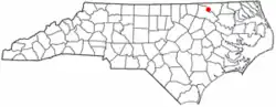 Location of SouthWeldon, North Carolina