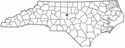 Location of Staley, North Carolina