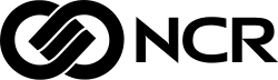 NCR logo used from 1996 to 2023, designed by Saul Bass. Last logo by Saul Bass before his death in 1996. Still in use as the public-facing logo on newer NCR Voyix and NCR Atleos equipment.