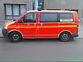 Ambulance for fire-fighting services made by Binz