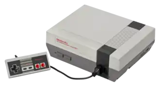 Nintendo Entertainment System with controller