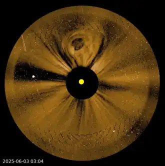 A large coronal mass ejection imaged by the Narrow Field Imager (NFI) camera