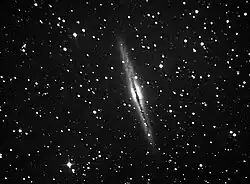 NGC 891, a very thin disk galaxy