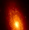 NGC 2090 captured by the Hubble Space Telescope in 2015.