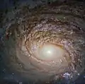 Center of the galaxy imaged by the Hubble Space Telescope.[15]