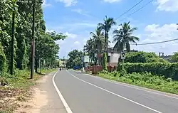 Section of NH 114A passing through Madhupur Subdivision