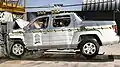 Front full-width crash test of a 2006 Honda Ridgeline