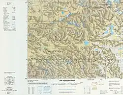 Map including Dahongliutan (Ta-hung-liu-t'an) (DMA, 1982)