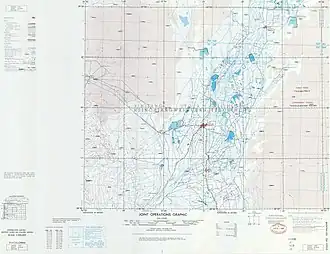 Map including Makit (labeled as MARKIT (MAI-KAI-T'I)) (DMA, 1980)