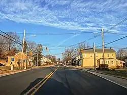 Route 57 eastbound in Broadway