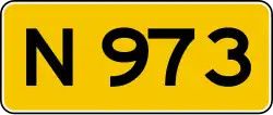 Provincial highway 973 shield}}