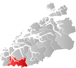 Volda within Møre og Romsdal
