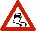 Slippery road