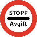 Stop for tax[clarification needed]