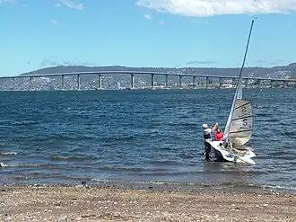 Dinghy and the bridge