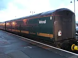 NVA 96603 at Penzance on 29 August 2003. This vehicle is a Motorail van operated by First Great Western on the Night Riviera