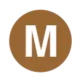 1979–2010 bullet, when the M served the BMT Nassau Street Line in Lower Manhattan, and 2017–2018 bullet for the shuttle service, as the orange M is not present on older rolling stock.