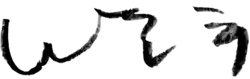 Signature of Na Moon-hee
