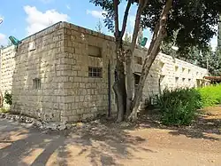 Former schoolhouse of Bayt Nabala, presently used by the Jewish National Fund in Beit Nehemia