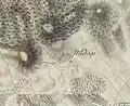 The map of Nadap from the First Military Mapping Survey of Austria Empire.