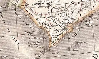 Cochinchina in 1829 under Nguyễn Dynasty