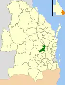 Location within Queensland
