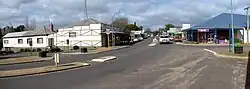 Panorama of main street in June 2007