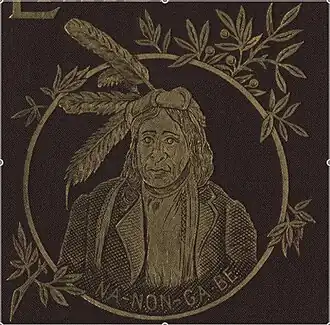 Chief Beautifying Bird (Nenaa'angebi), by Benjamin Armstrong, 1891