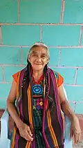 Indigenous woman from Santo Domingo de Guzmán, El Salvador