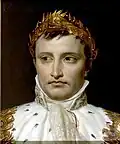 Napoleon Bonaparte with the Laurels crown (destroyed in 1819)
