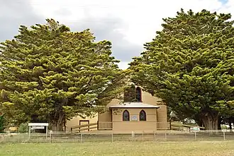 The historic Black Lead church, now home to Napoleons District Historical Society