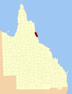 Location within Queensland