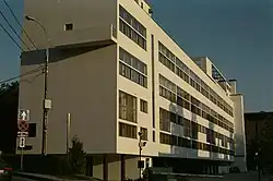 Building after restoration, view from west