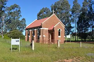 St George's Anglican church at Narraburra