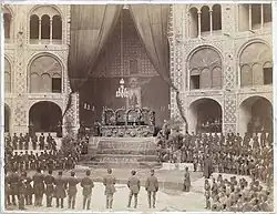 Naser al-Din Shah Qajar's funeral at the Takyeh Dowlat