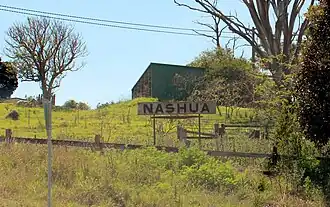 old railway sign