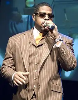 Morris performing in 2008