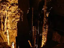 More formations in Natural Bridge Caverns, Texas